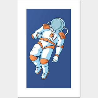 Spaceman with Stars Posters and Art